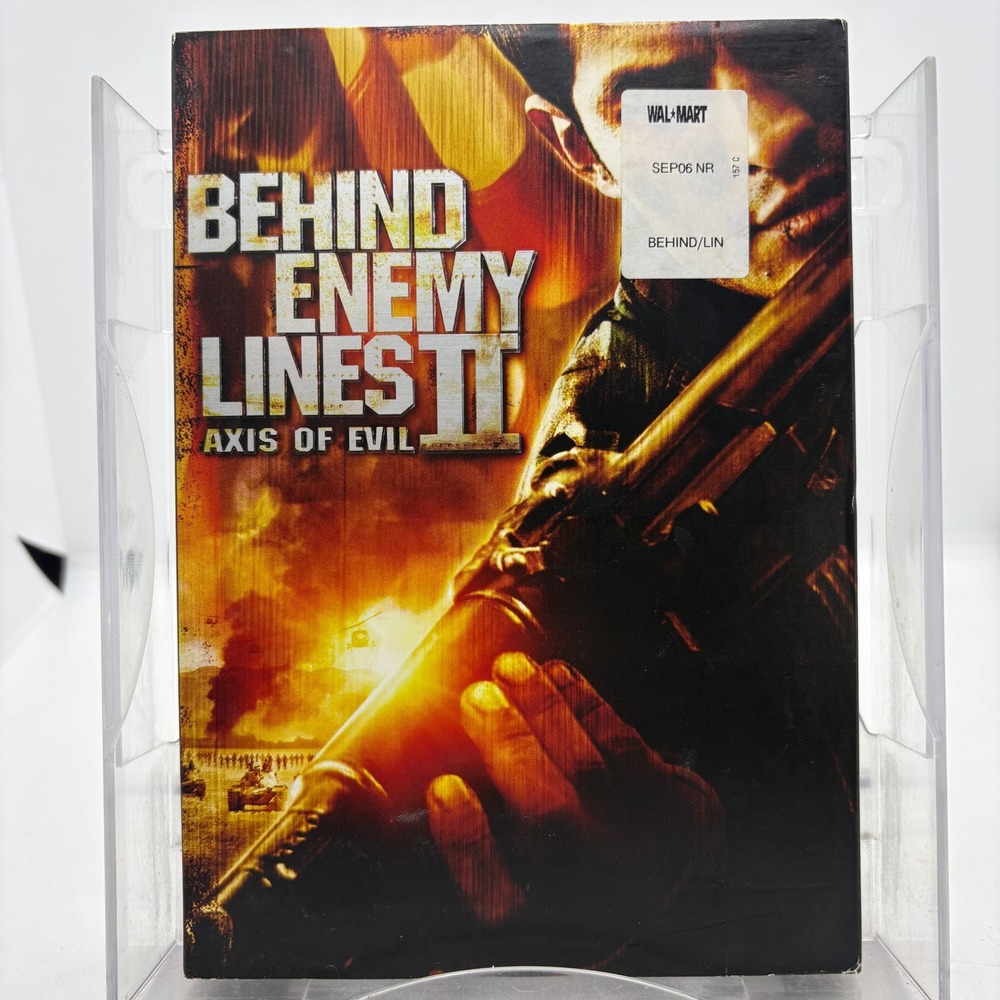 Behind Enemy Lines II Axis of Evil DVD 2006 Widescreen Full Screen Slipcover
